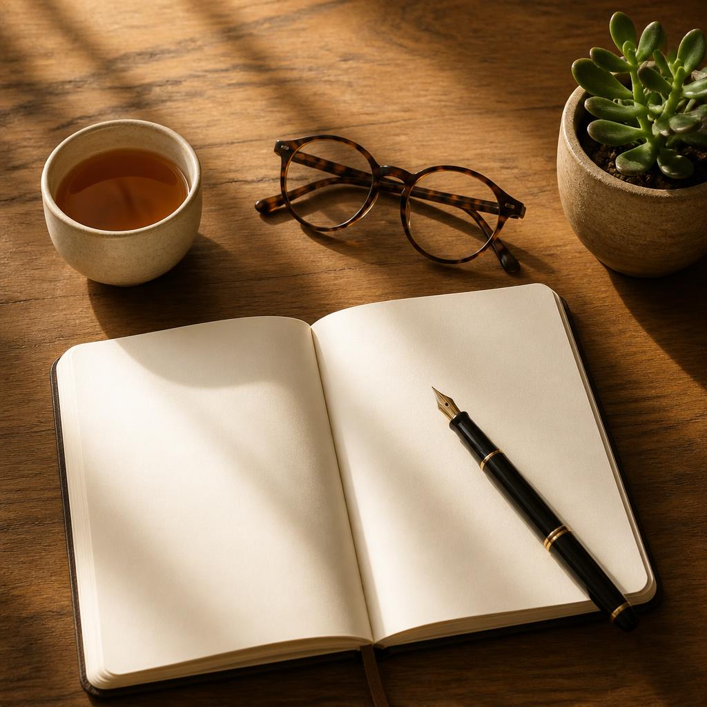 Editor's desk with reading materials on GLP-1 medications