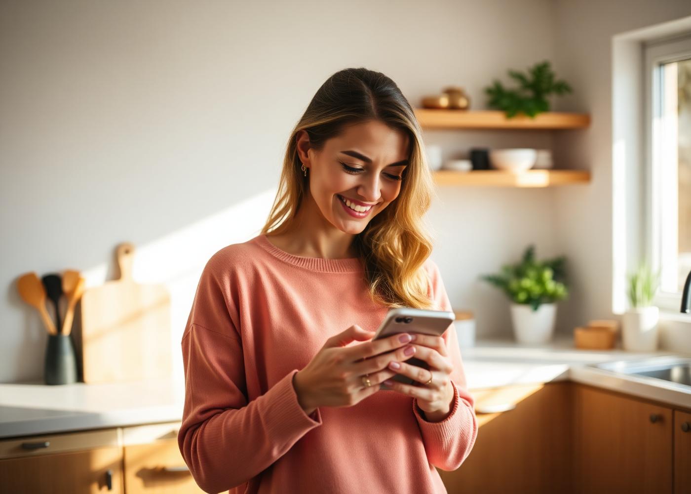 Person tapping through a short health questionnaire on a phone