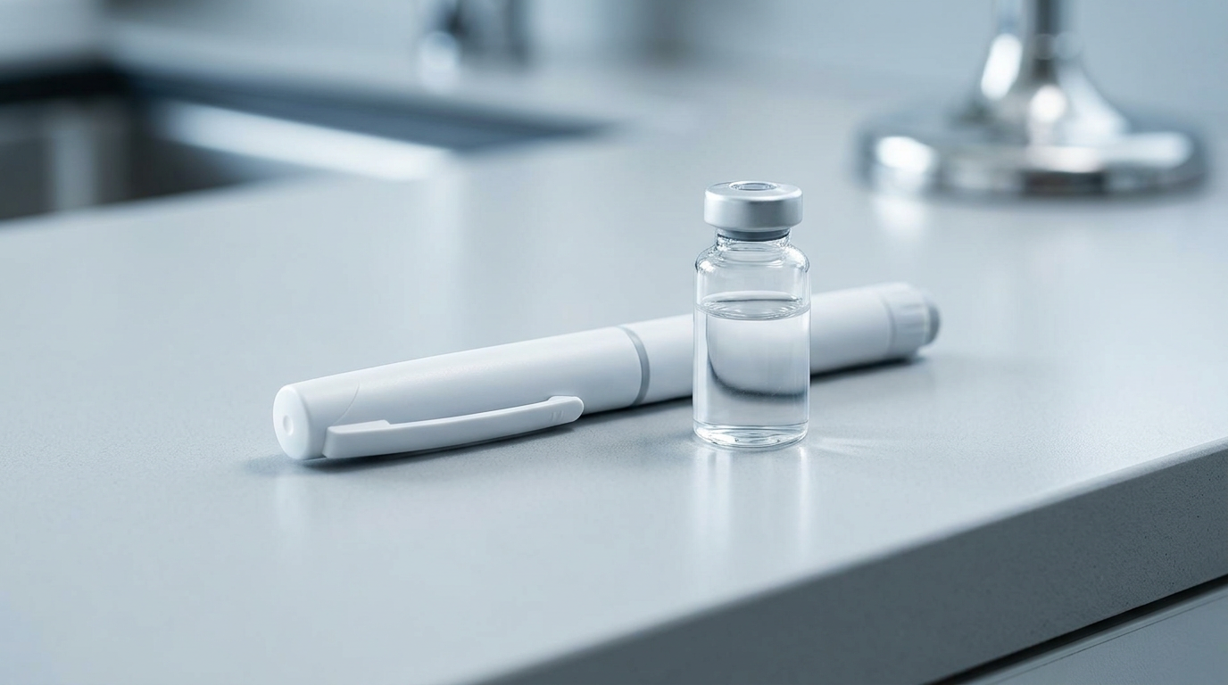 Close-up of a medical stethoscope resting on a clinical chart, representing GLP-1 cardiovascular research.